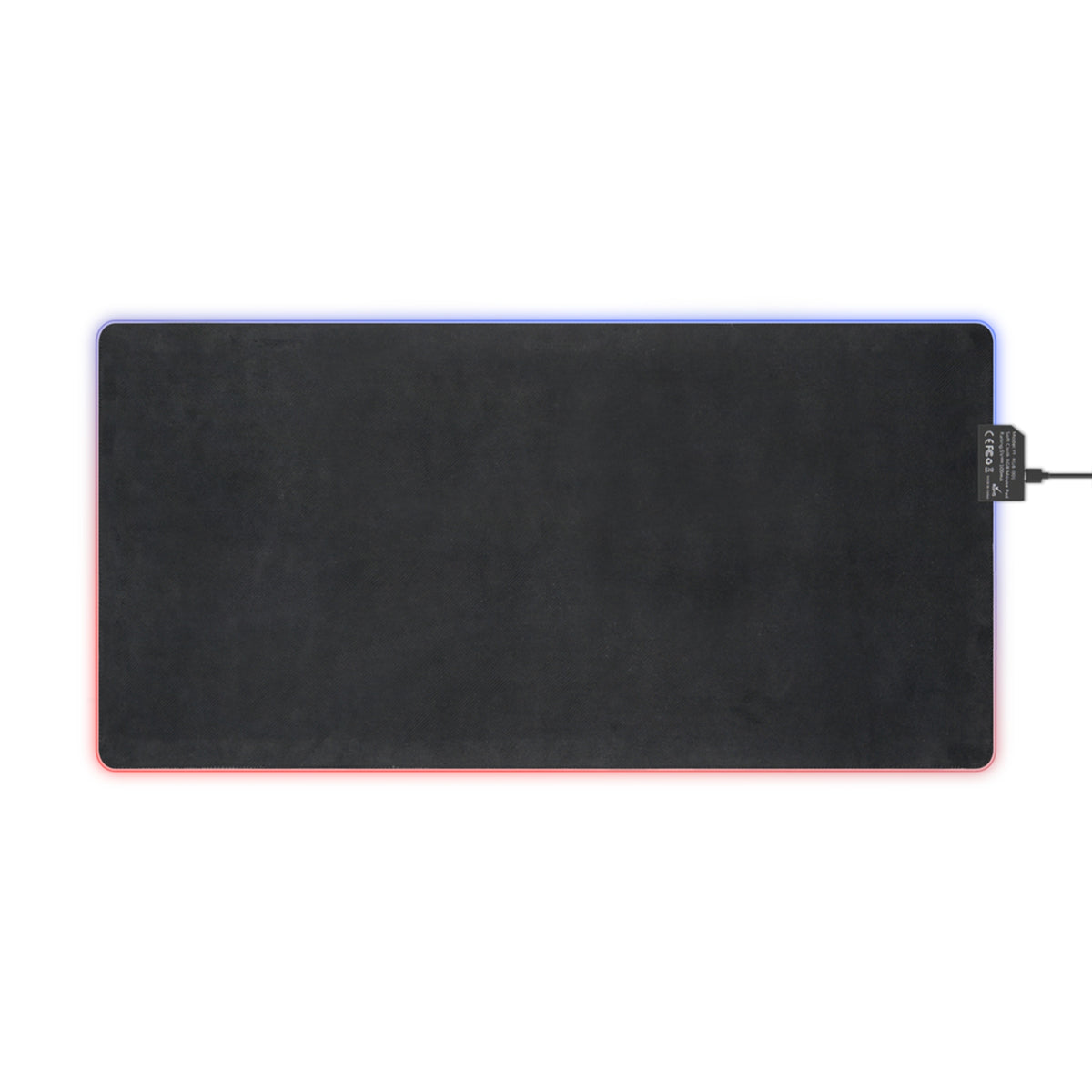 LED Gaming Mouse Pad — Storm Angel Design with TUERI Name, RGB Extended Desk Mat