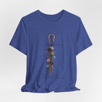 Shepherd Floral Staff T‑Shirt — 'The Lord Is My Shepherd' Faith Tee