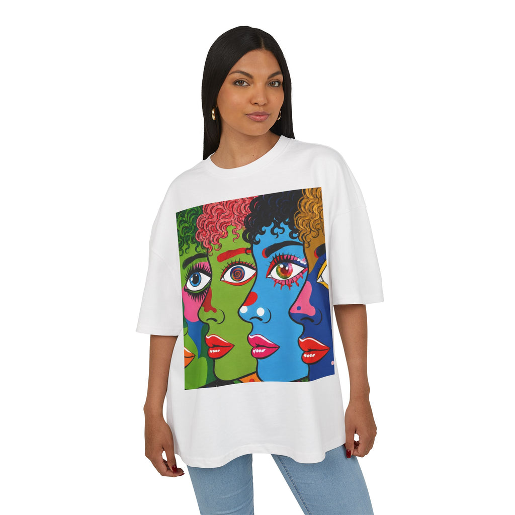 Colorful Pop Art Faces Tee