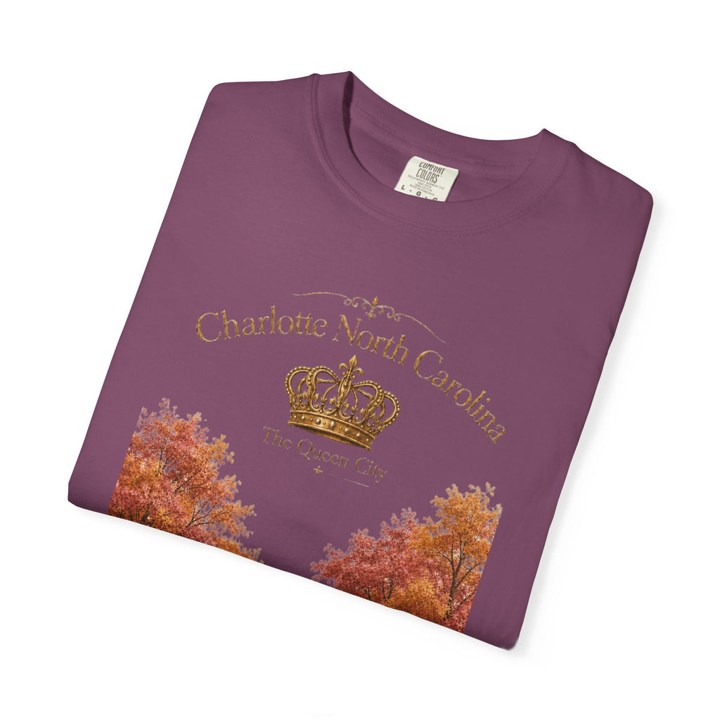 Charlotte North Carolina Autumn Tree Lane T-Shirt