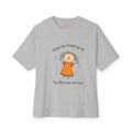 Faithful Praise Tee — "When the Praises go up, The Blessings come down" Oversized Boxy T-Shirt