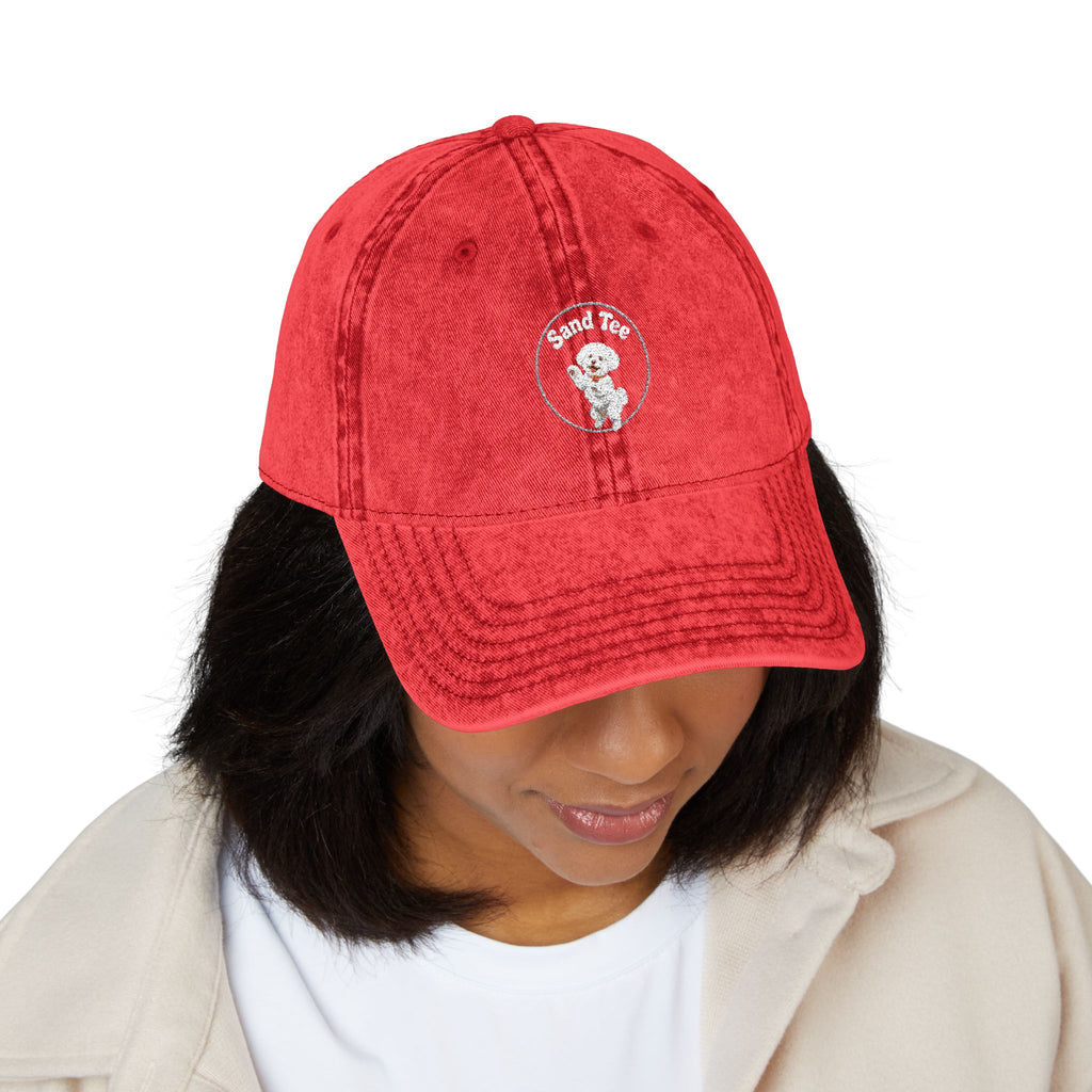 Dog Vintage Cap (Embroidery)