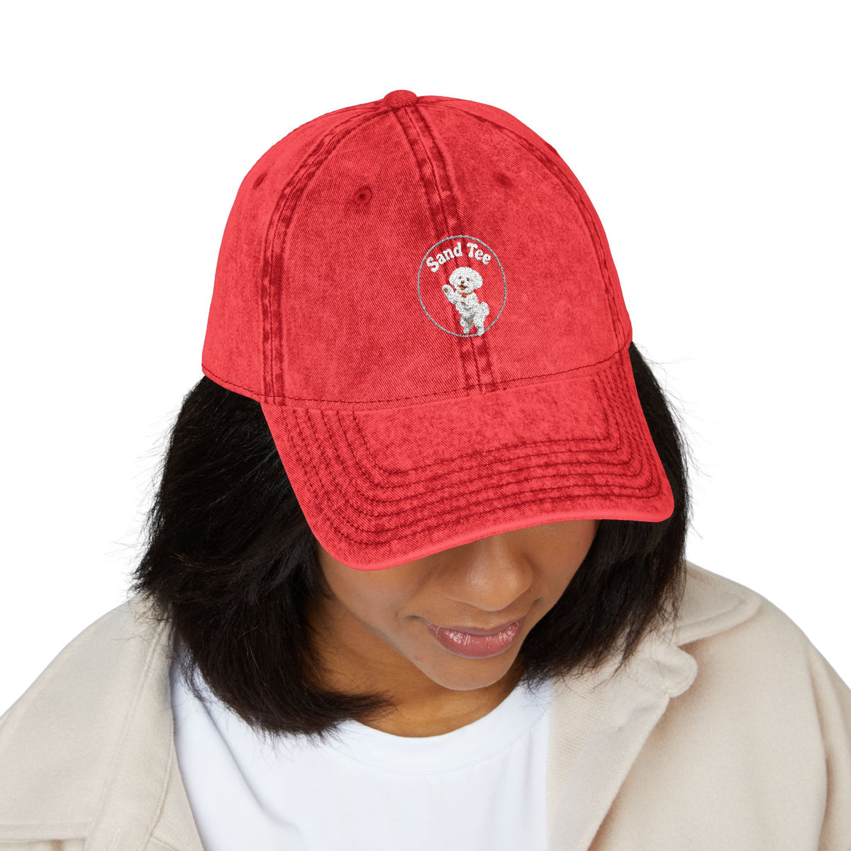 Dog Vintage Cap (Embroidery)