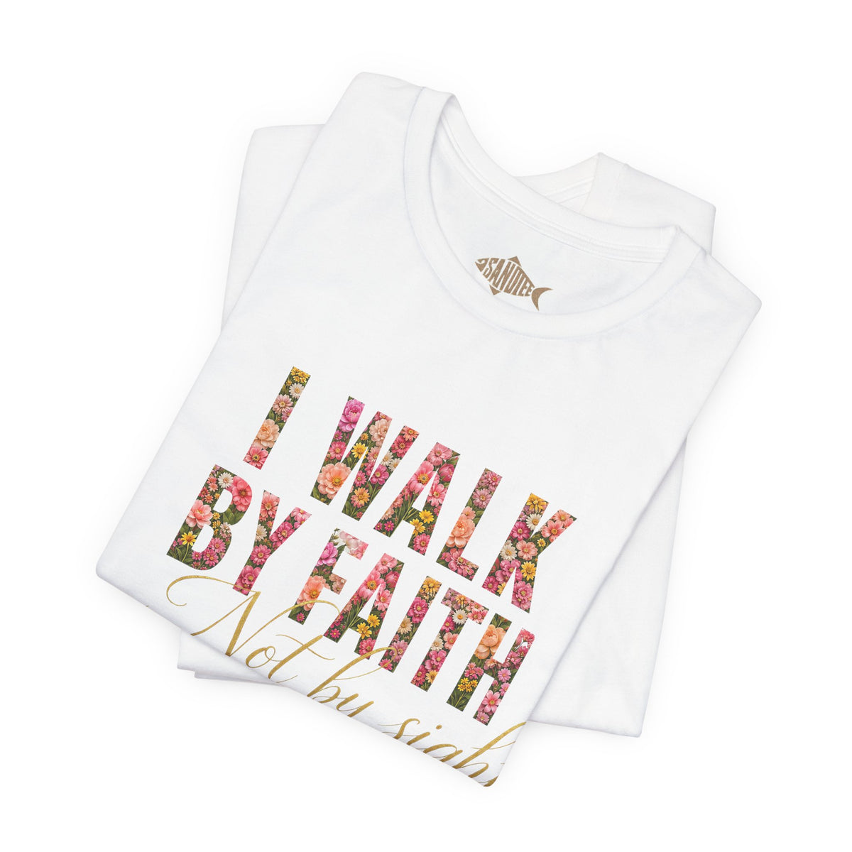 "I Walk by Faith" Bella Canvas 3001, Short sleeve T-shirt