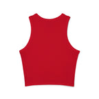 Orange Slice Splash Racer Tank Top | Citrus Fruit Graphic