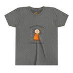 Youth Tee — "When the Praises Go Up, The Blessings Come Down" Kids Christian Shirt