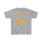 Kids Halloween Pumpkin Face Tee — Cute Jack-O'-Lantern T-Shirt for Children