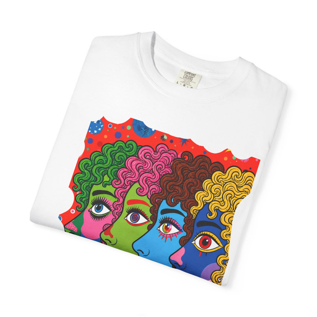 Artsy Colorful faces -Tee Shirt
