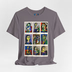 Picasso Portrait Grid T-Shirt | Unisex Art Graphic Tee