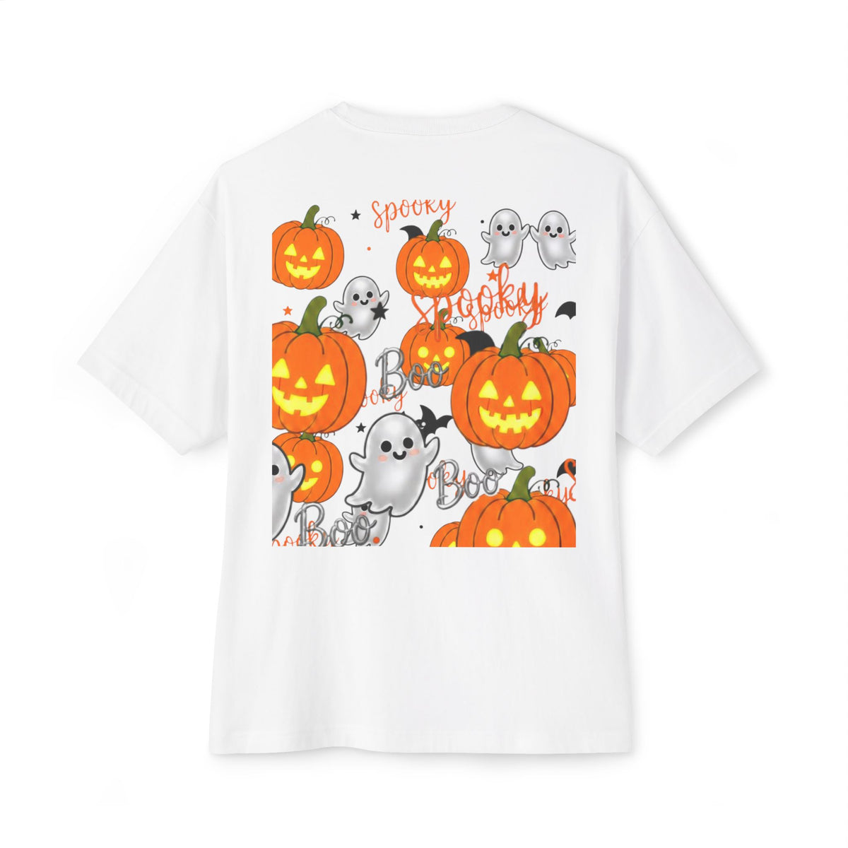Halloween Pumpkins & Ghosts Tee — Spooky Boo, Trick-or-Treat Graphic T-Shirt