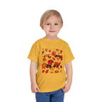 Toddler Halloween Pumpkin and Autumn Leaves Tee