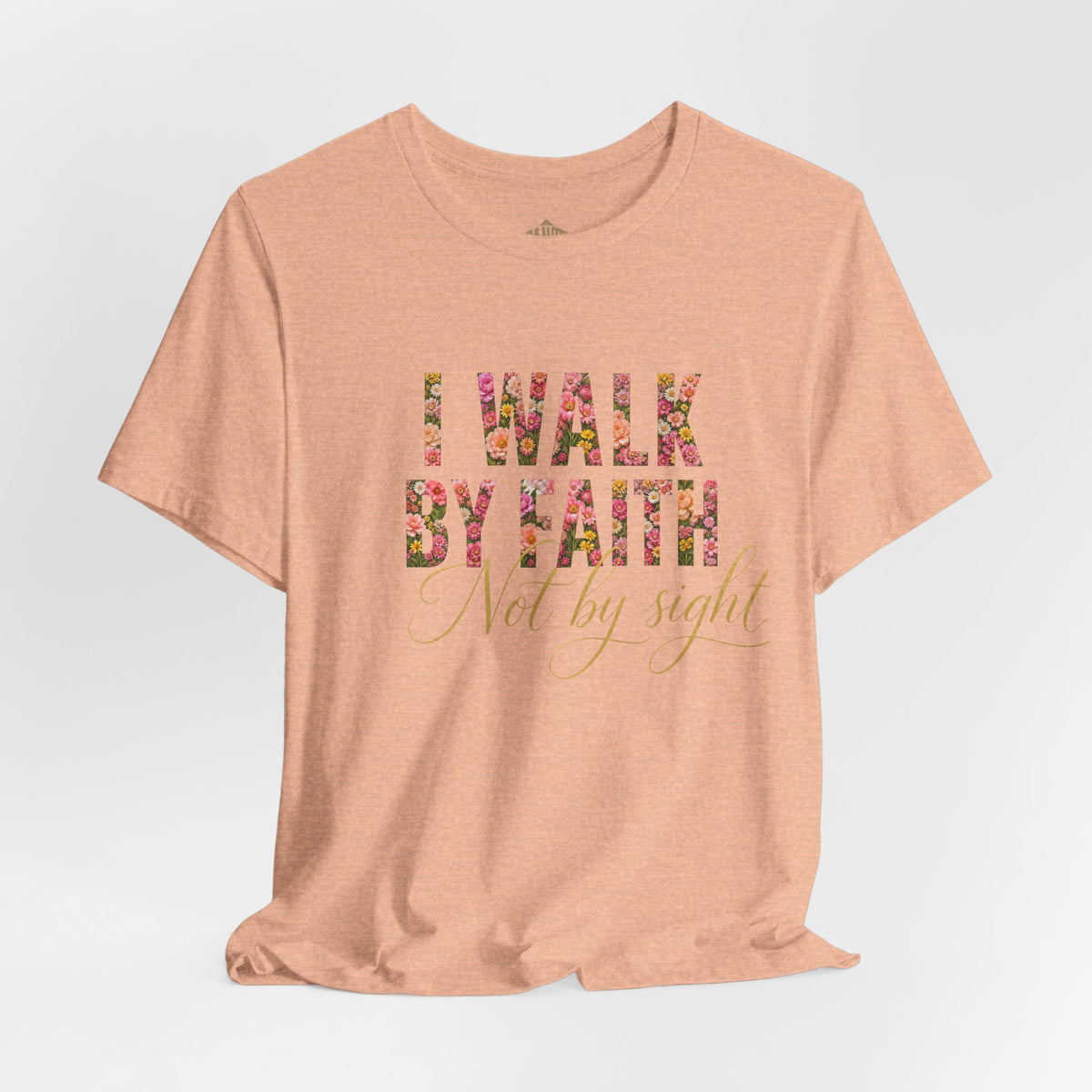 "I Walk by Faith" Bella Canvas 3001, Short sleeve T-shirt