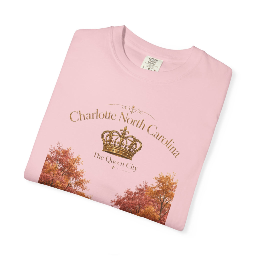Charlotte North Carolina Autumn Tree Lane T-Shirt