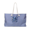 Nautical Octopus Stripe Weekender Bag