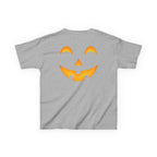 Kids Halloween Pumpkin Face Tee — Cute Jack-O'-Lantern T-Shirt for Children
