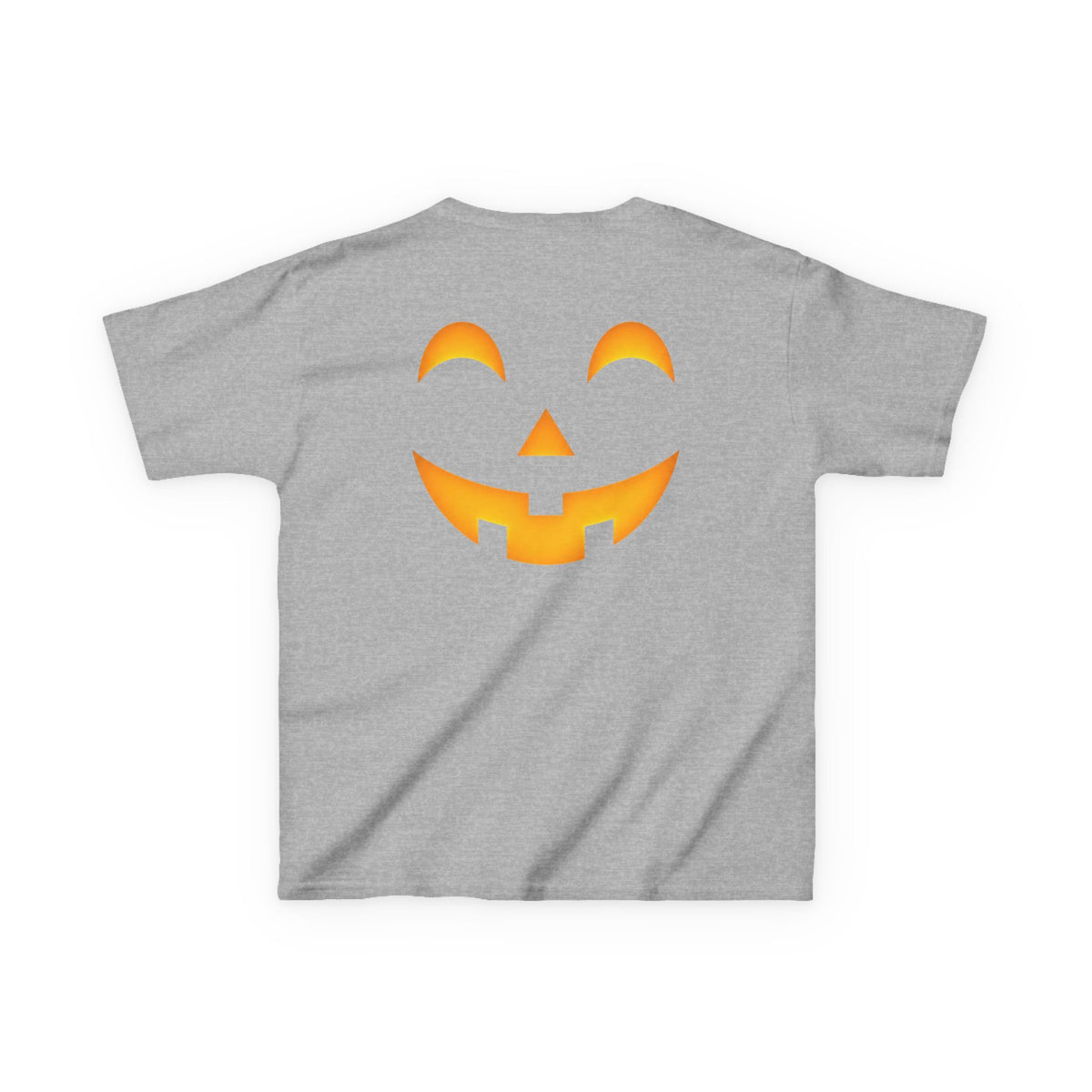 Kids Halloween Pumpkin Face Tee — Cute Jack-O'-Lantern T-Shirt for Children