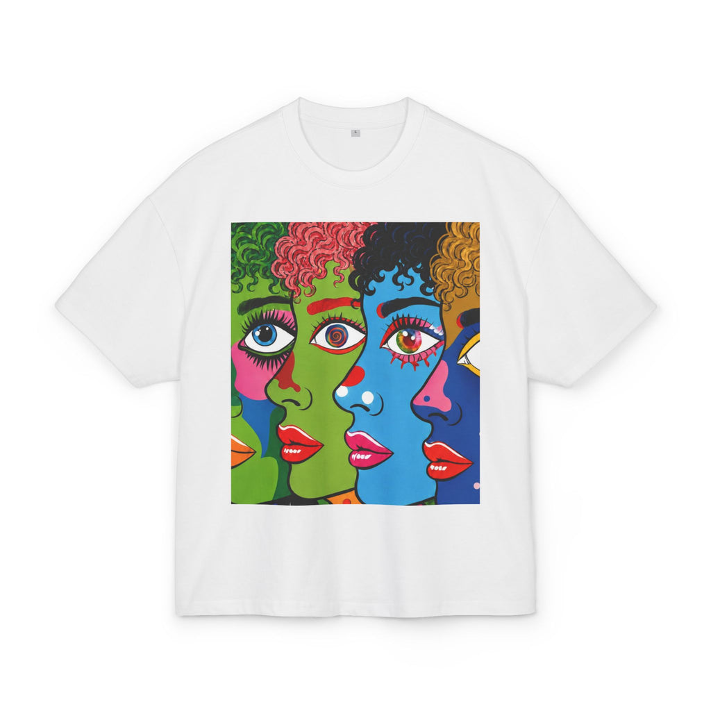 Colorful Pop Art Faces Tee