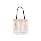 Ballet Tote Bag — 'Let's Dance' Ballerina Canvas Tote