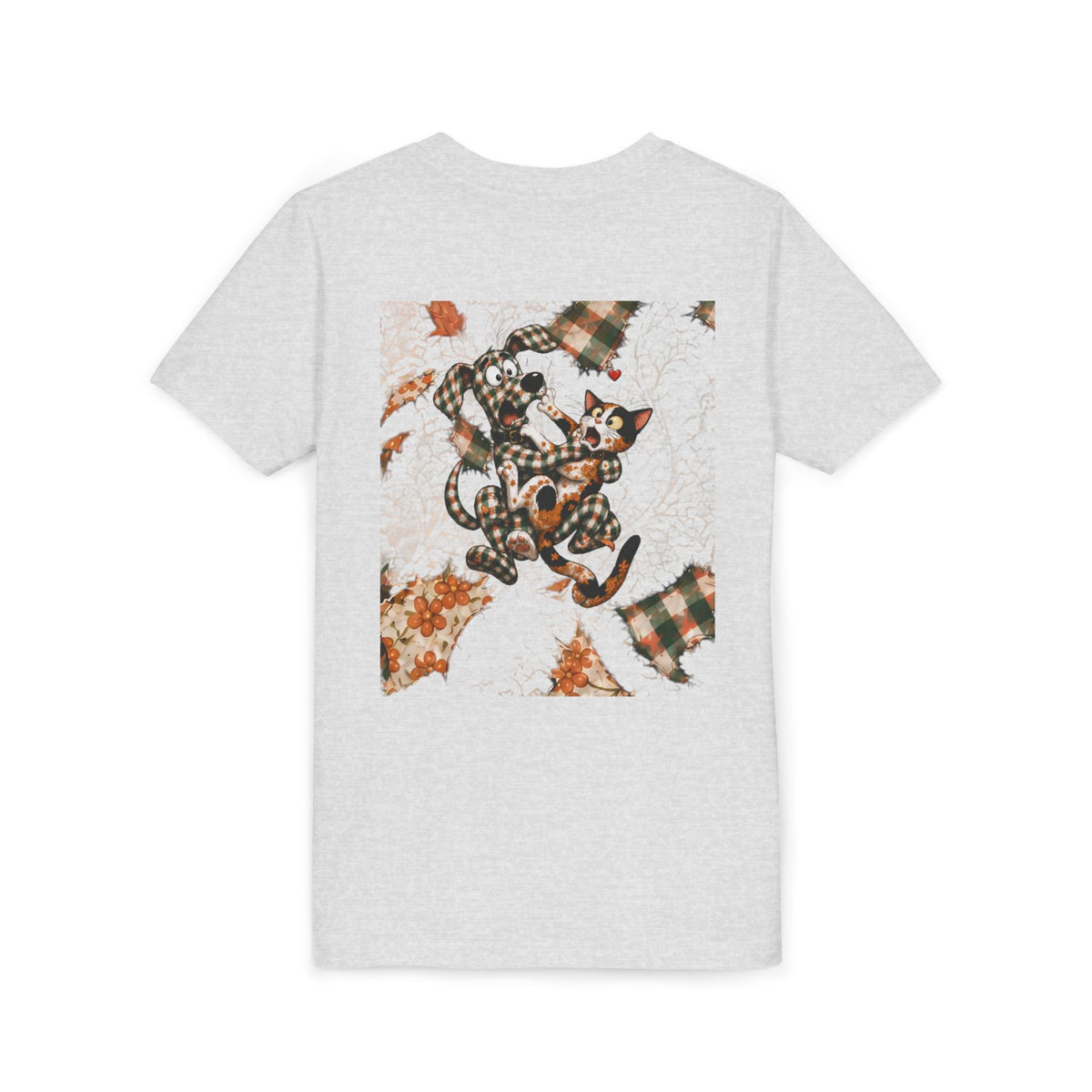 Gingham Dog & Calico Cat Kids Shirt