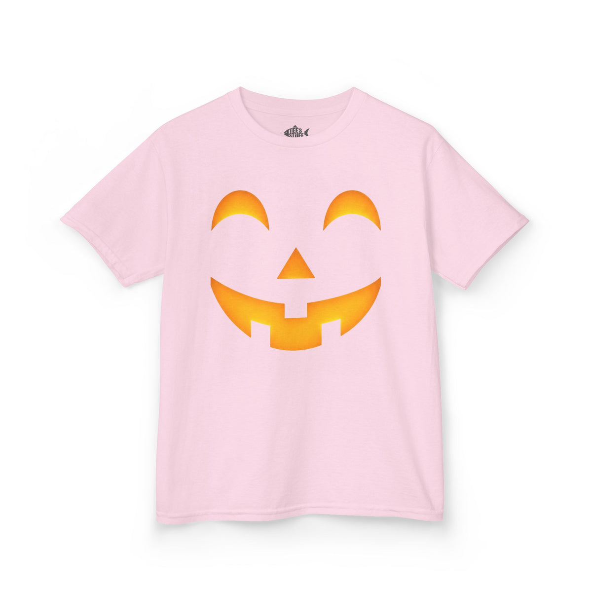 Kids Halloween Pumpkin Face Tee — Cute Jack-O'-Lantern T-Shirt for Children