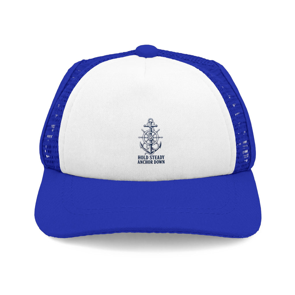 Hold Steady Anchor Down Truckers Hat — Dog Foam Trucker Hat