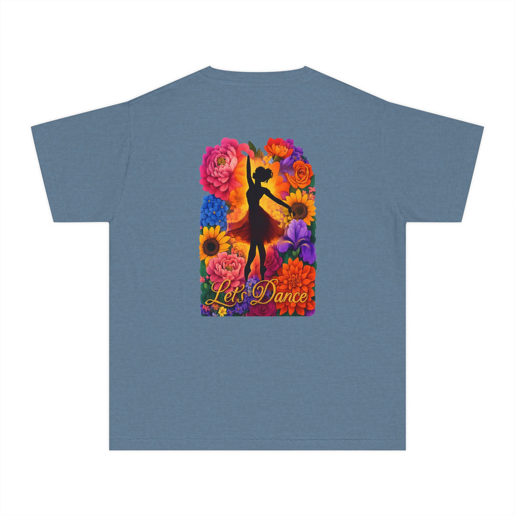Let's Dance Floral Ballerina T--Shirt.