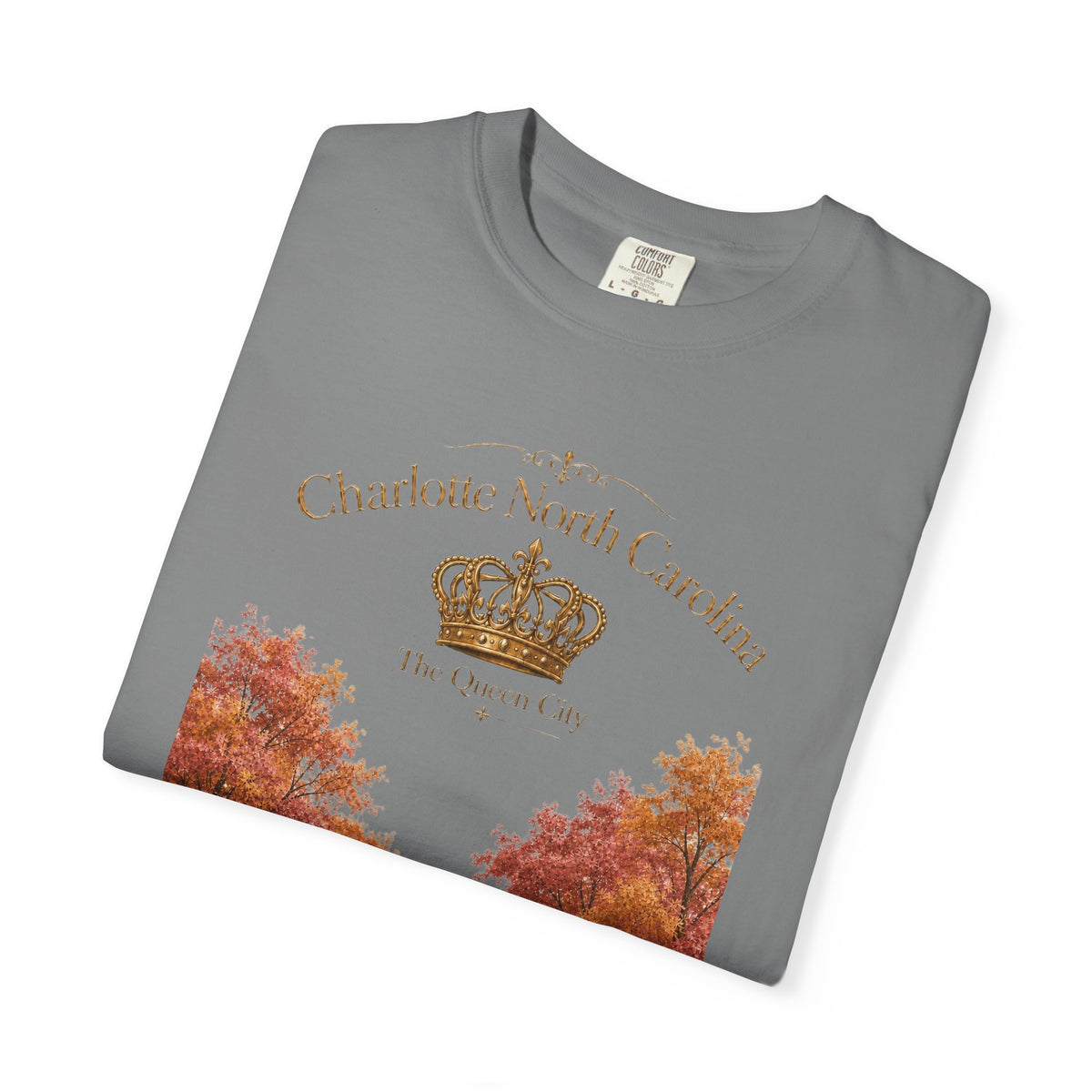 Charlotte North Carolina Autumn Tree Lane T-Shirt