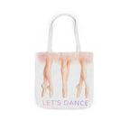 Ballet Tote Bag — 'Let's Dance' Ballerina Canvas Tote