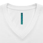 Orange Slice Splash T-Shirt | Citrus Fruit V-Neck Tee