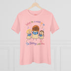 Women's Praise Choir Tee — "When the Praises Go Up, The Blessings Come Down"