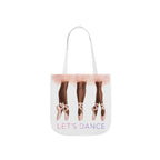 Ballet Tote Bag — 'Let's Dance' Ballerina Canvas Tote