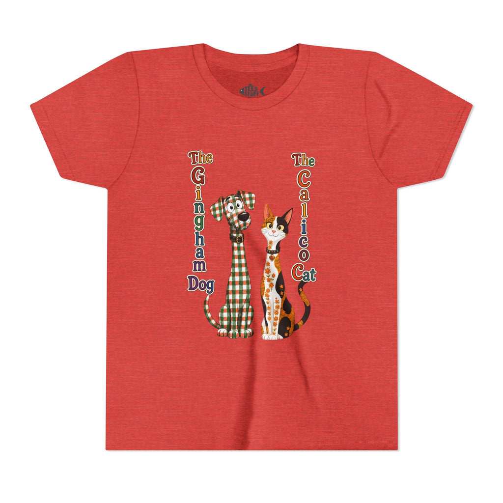 Gingham Dog & Calico Cat Kids Shirt
