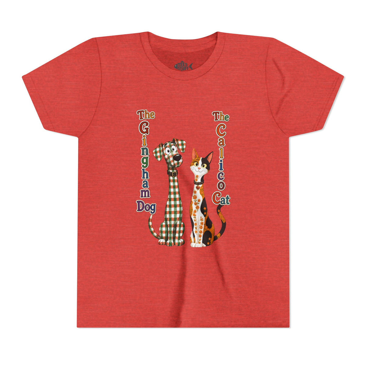 Gingham Dog & Calico Cat Kids Shirt