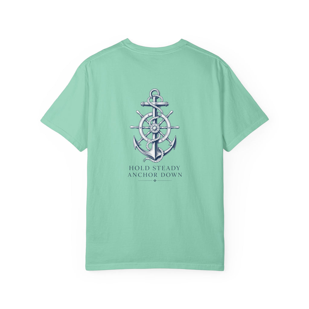 Nautical Anchor -Unisex Garment-Dyed T-shirt