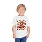 Toddler Halloween Pumpkin and Autumn Leaves Tee