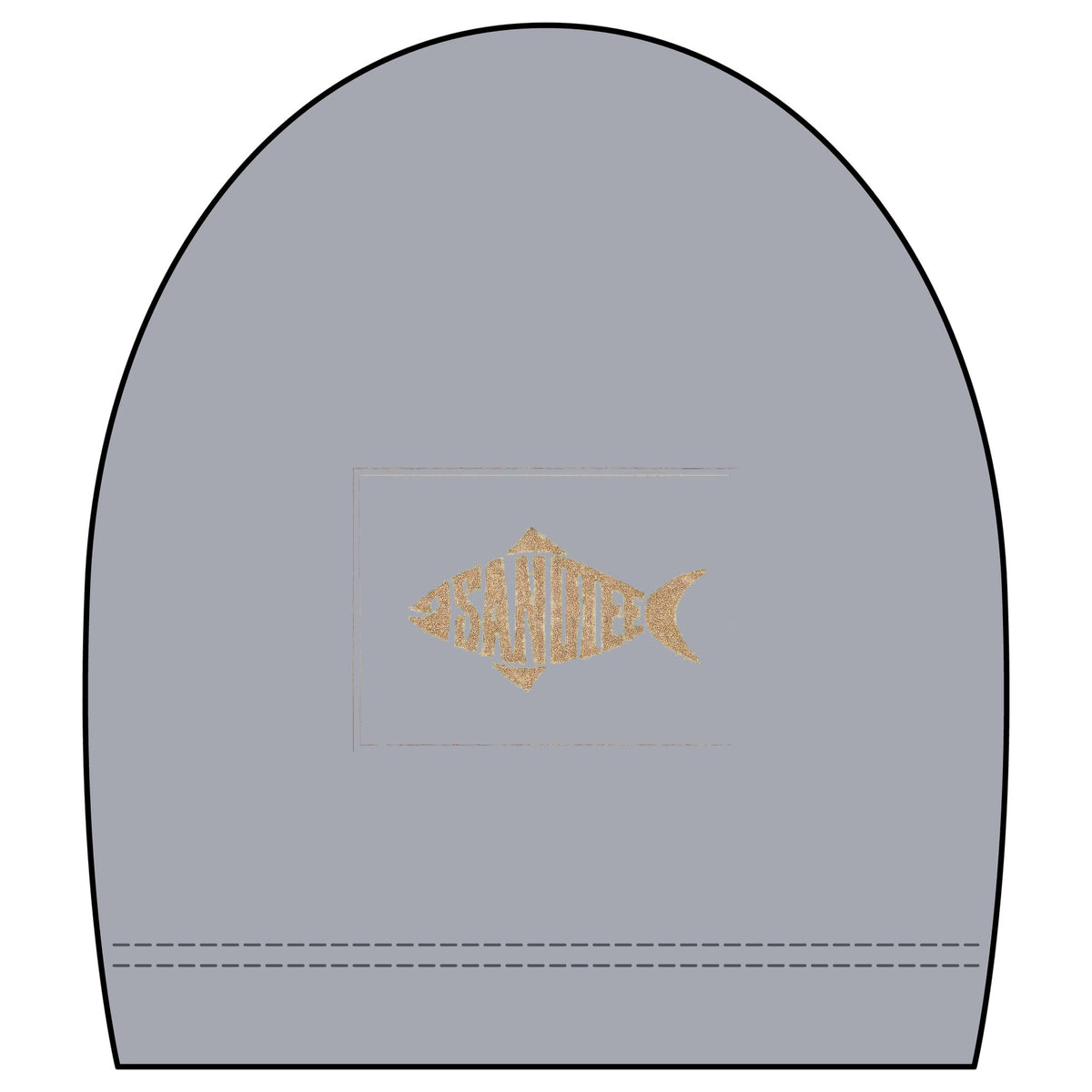Women's Cropped Tee — Sandiego Fish Graphic