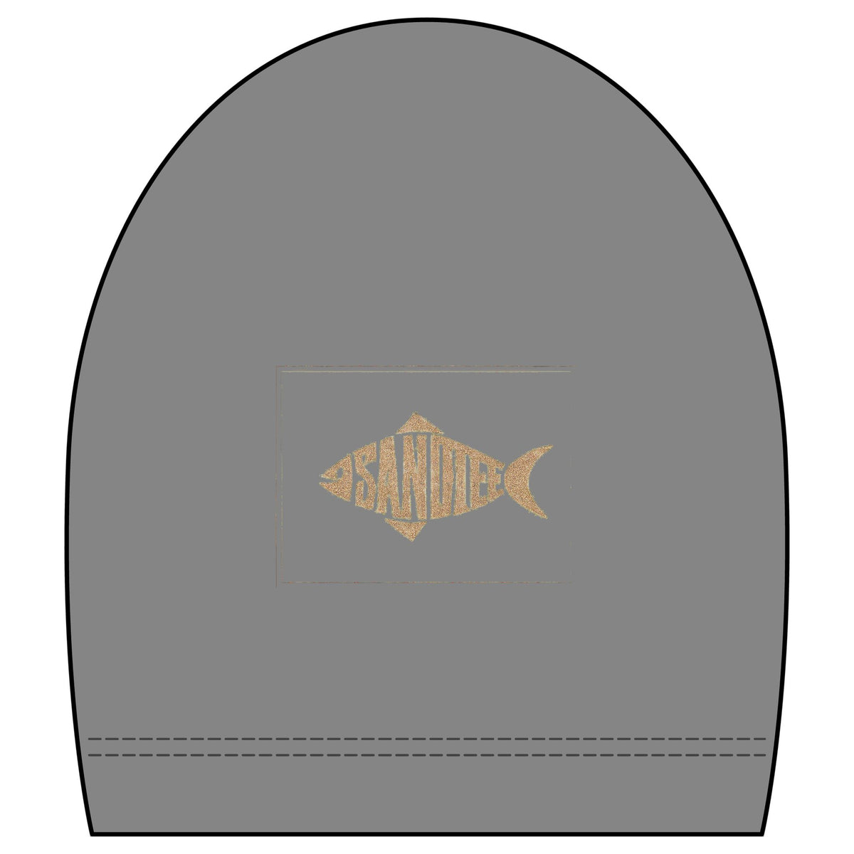 Women's Cropped Tee — Sandiego Fish Graphic