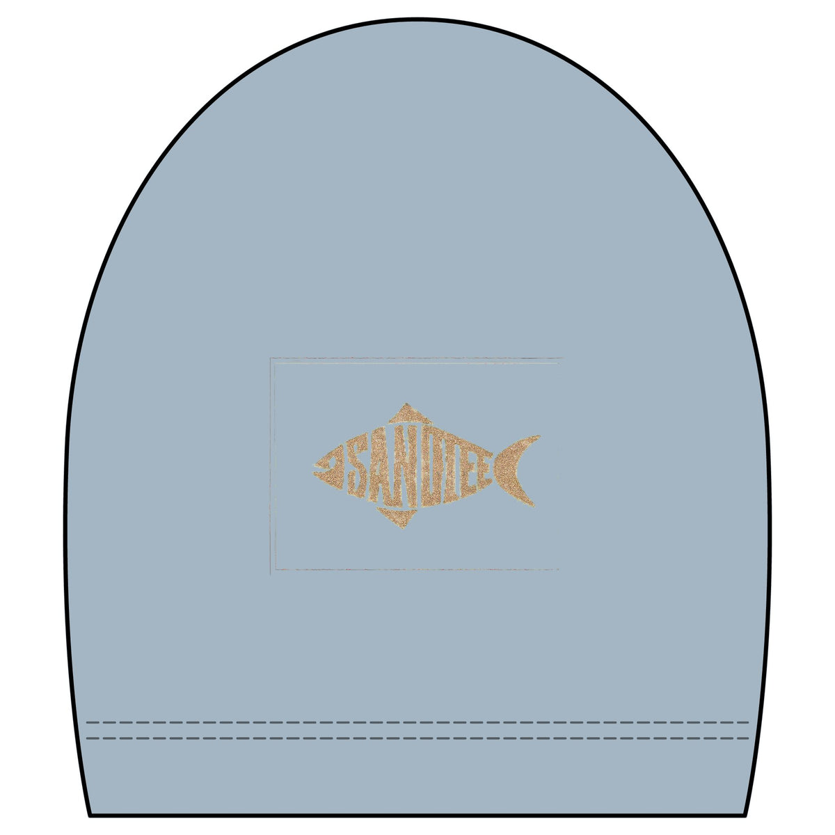 Women's Cropped Tee — Sandiego Fish Graphic