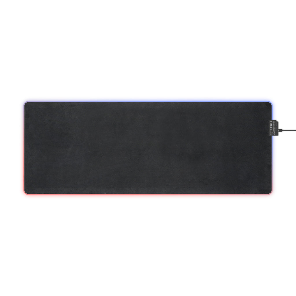 LED Gaming Mouse Pad — Storm Angel Design with TUERI Name, RGB Extended Desk Mat