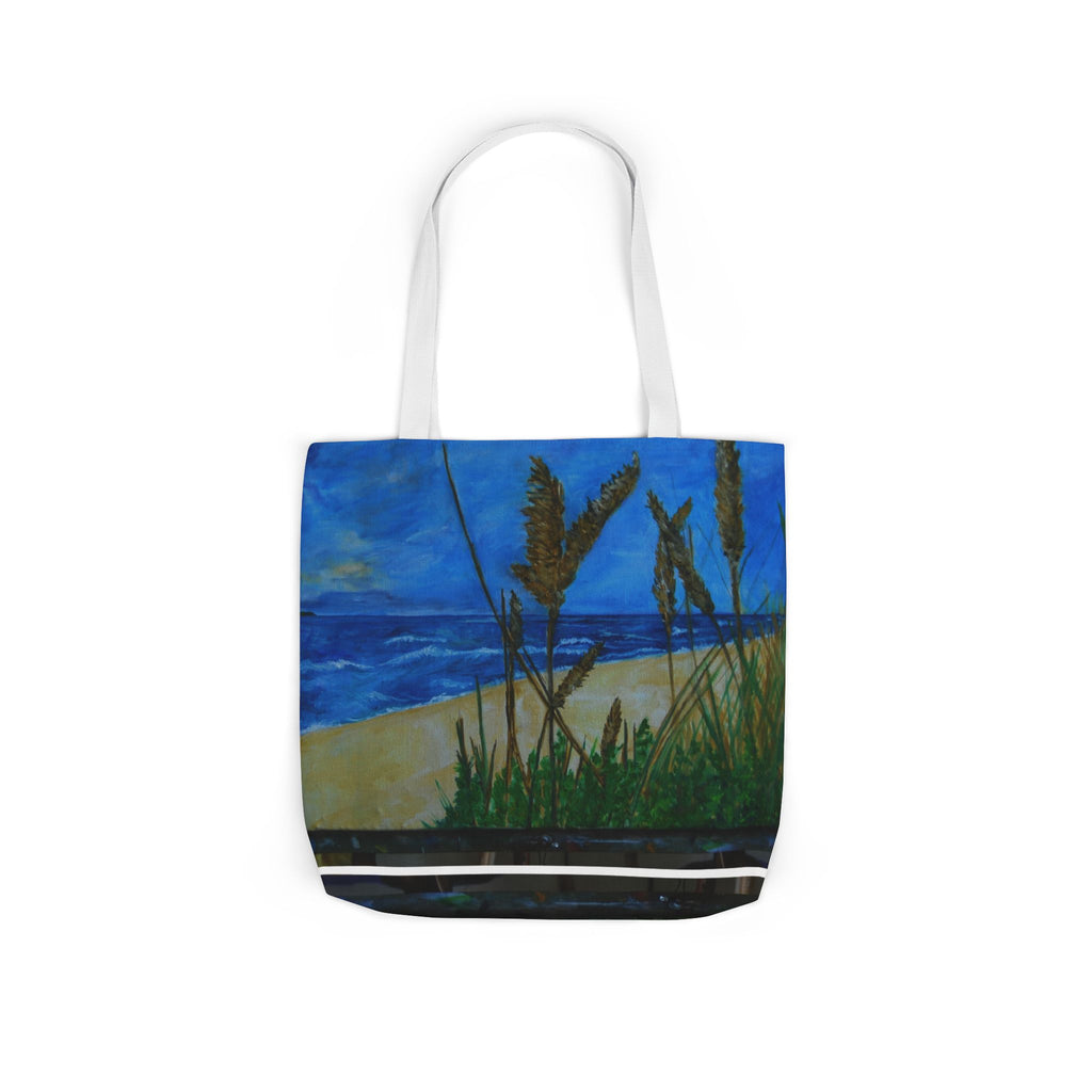 Beach Grasses Canvas Tote — Seaside Painting Reusable Bag Original art by Doulton