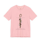 Shepherd Floral Staff T‑Shirt — 'The Lord Is My Shepherd' Faith Tee