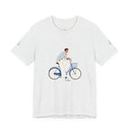 Bicycle Rider Illustration Jersey Tee