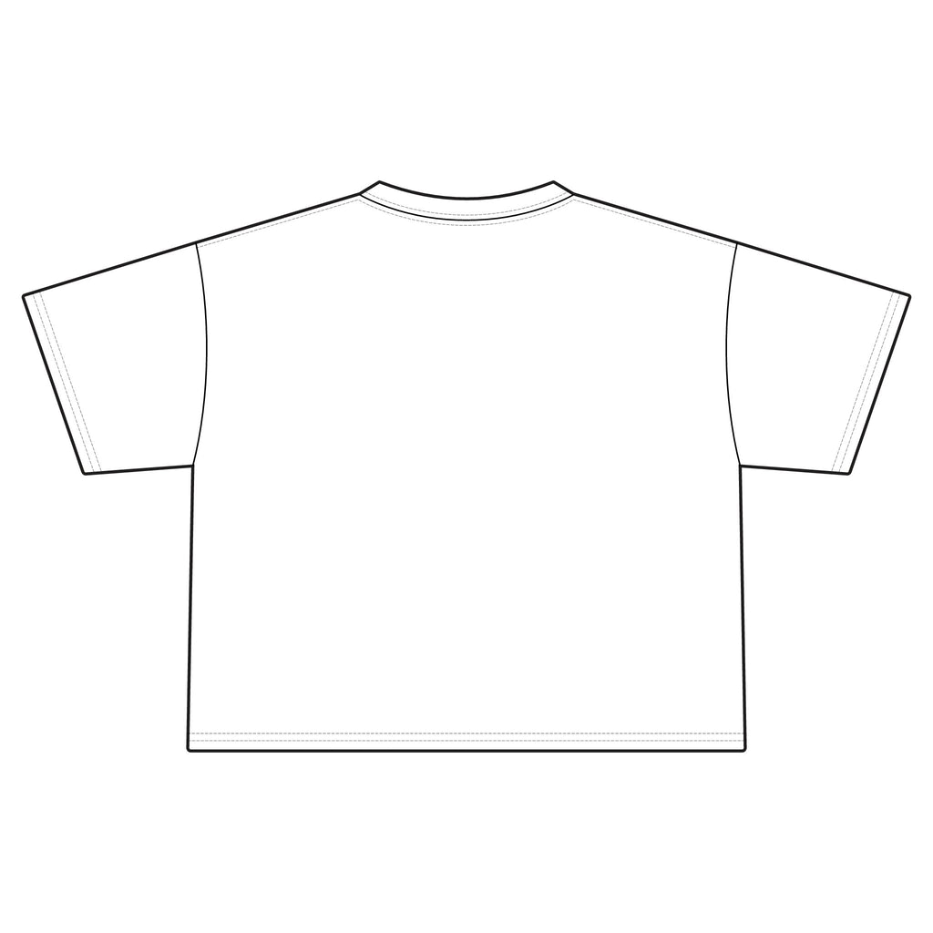 Women's Cropped Tee — Sandiego Fish Graphic