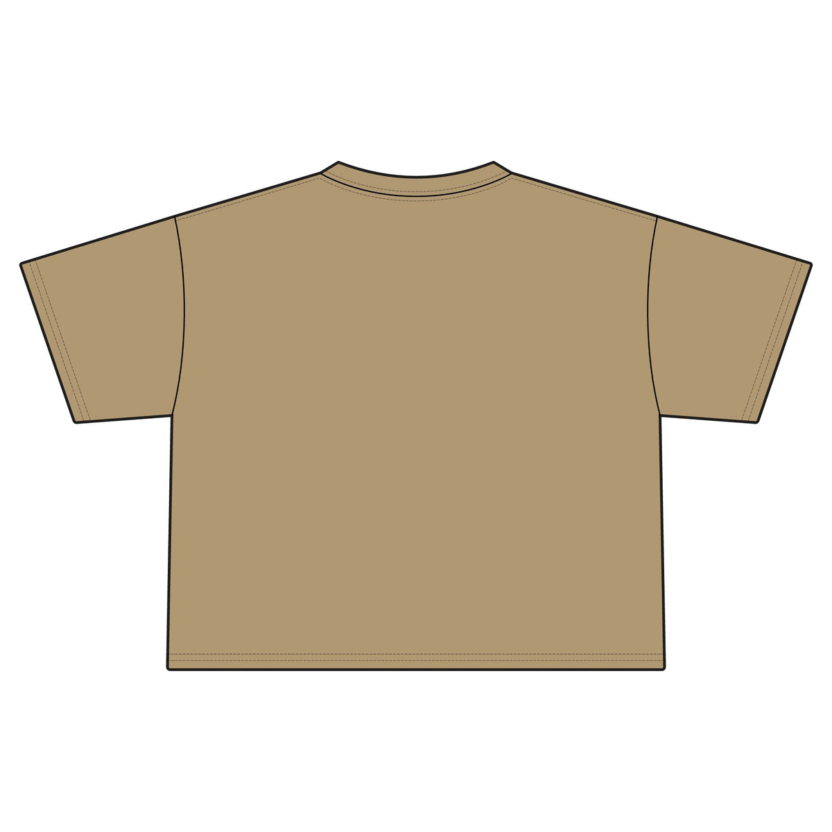 Women's Cropped Tee — Sandiego Fish Graphic