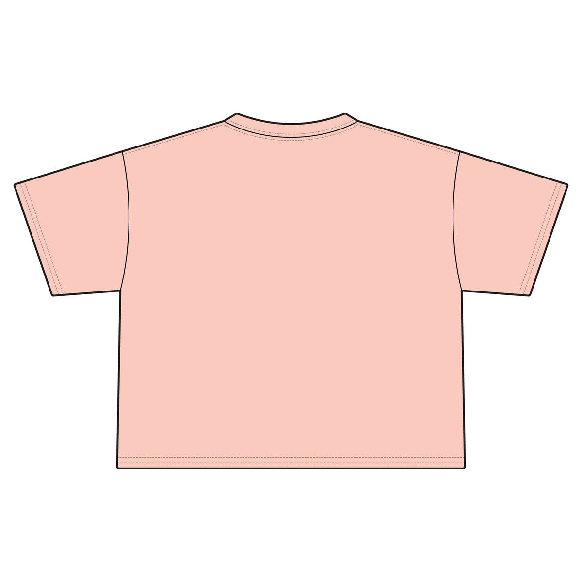 Women's Cropped Tee — Sandiego Fish Graphic