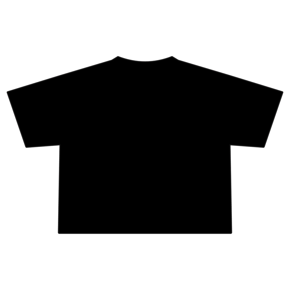 Women's Cropped Tee — Sandiego Fish Graphic