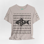 Fish Graphic Tee — 'FISH' Silhouette Fishing Shirt
