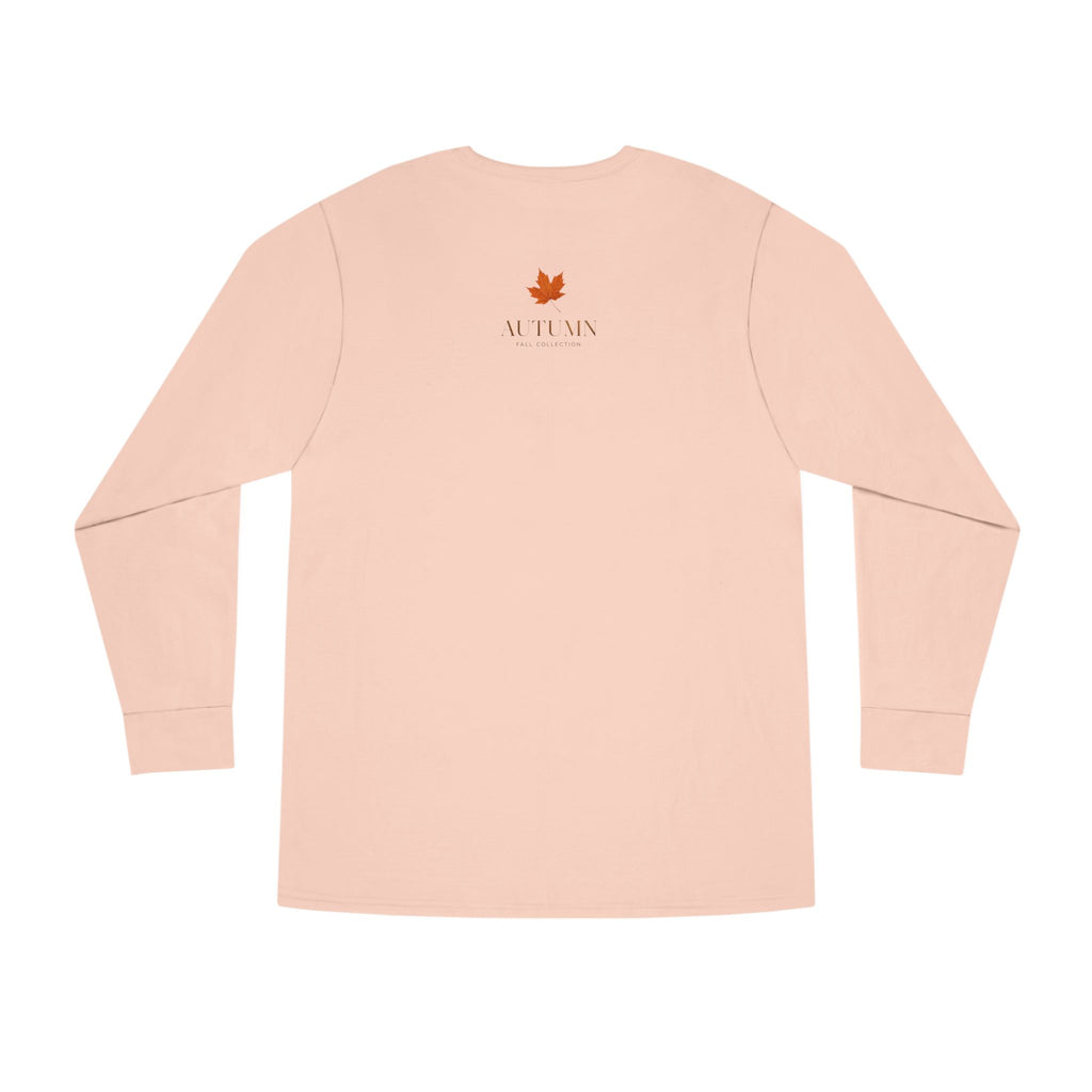 Autumn Leaves Long Sleeve Tee — 'AUTUMN' Maple Graphic Cozy Fall Shirt