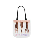 Ballet Tote Bag — 'Let's Dance' Ballerina Canvas Tote