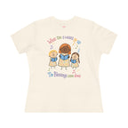 Women's Praise Choir Tee — "When the Praises Go Up, The Blessings Come Down"